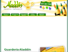 Tablet Screenshot of guarderiaaladin.com
